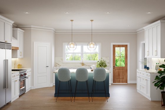 Interior - Kitchen for Barndominium House Plan #1117-4 - 5 bed, 2.5 bath