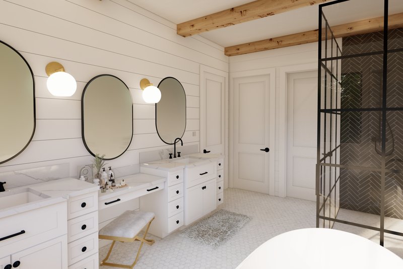 House Design - Interior - Master Bathroom 1 for Craftsman House Plan #1094-6 - 3 bed, 2.5 bath