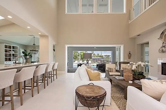 Interior - Family Room 1 for Contemporary House Plan #548-65 - 4 bed, 4.5 bath