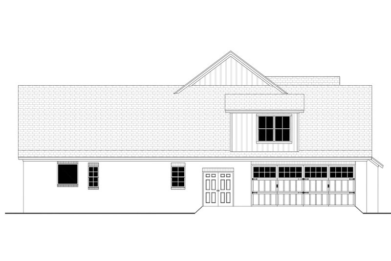 House Blueprint - Exterior - Other Elevation for Country House Plan #430-268 - 5 bed, 3.5 bath