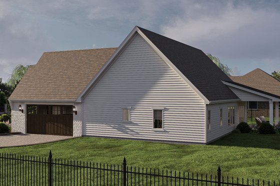 Exterior - Other Elevation for Cottage House Plan #455-410 - 3 bed, 2 bath