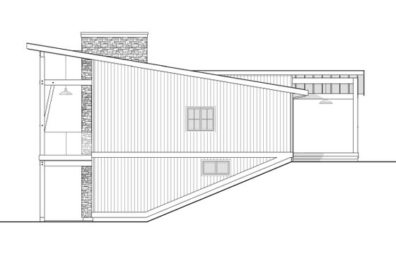 Exterior - Other Elevation for Cabin House Plan #1114-35 - 3 bed, 2 bath
