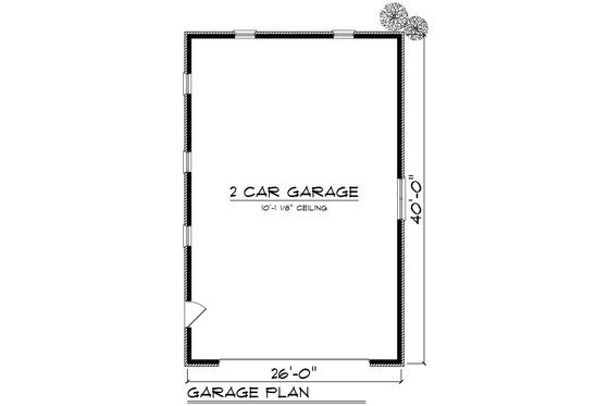 Floor Plan - Main Floor for Country House Plan #70-1407, 0 bath