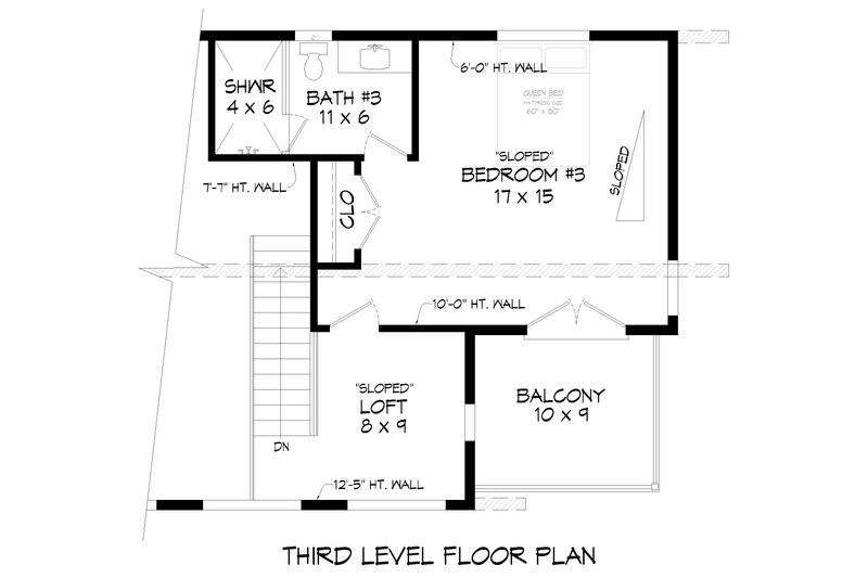 House Design - Floor Plan - Other Floor for Contemporary House Plan #932-1225 - 3 bed, 3.5 bath