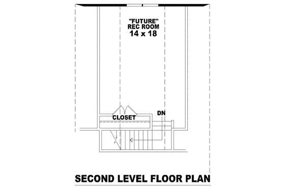 Floor Plan - Other Floor for Traditional House Plan #81-918 - 3 bed, 2 bath