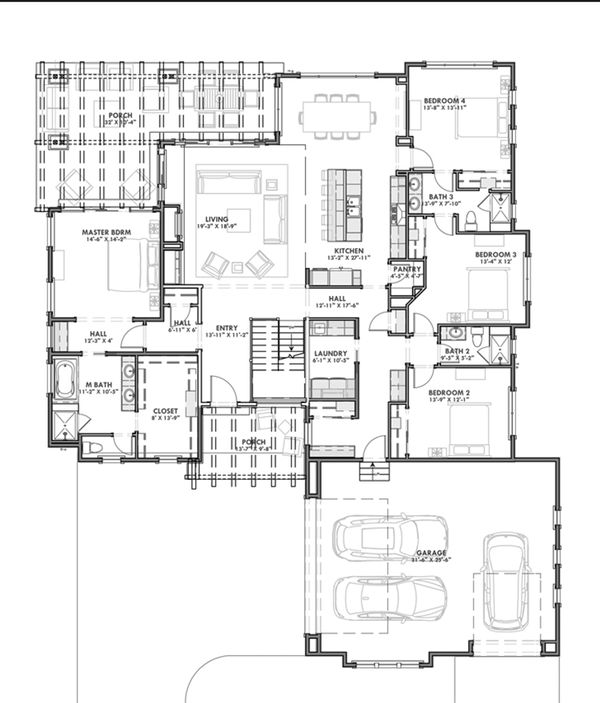 Prairie Floor Plan - Main Floor Plan #1069-8