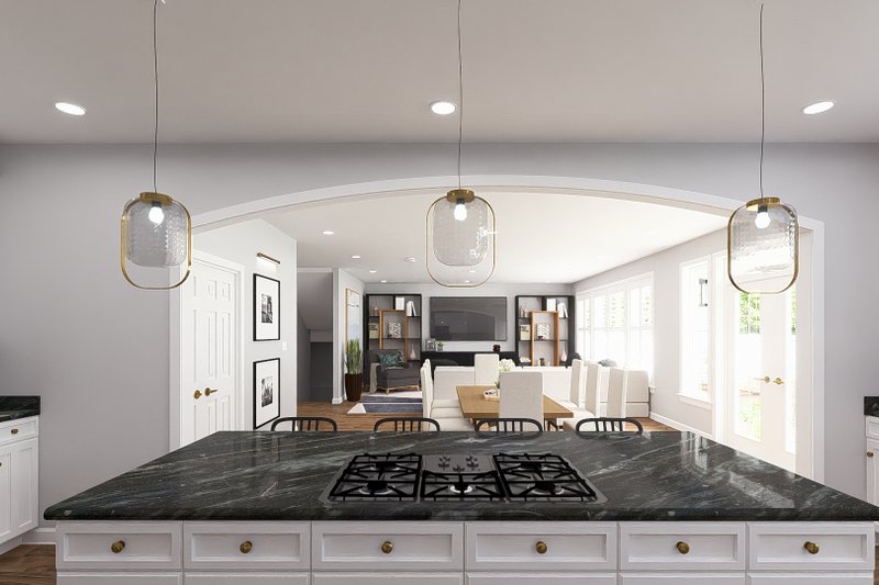 House Design - Interior - Kitchen 3 for Craftsman House Plan #1060-215 - 4 bed, 2.5 bath