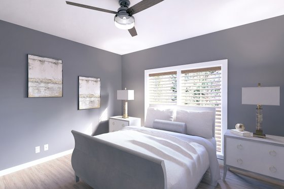 Interior - Bedroom for Farmhouse House Plan #44-279 - 3 bed, 2 bath