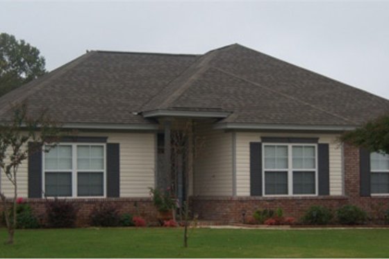 Exterior - Front Elevation for Traditional House Plan #63-317 - 3 bed, 2 bath