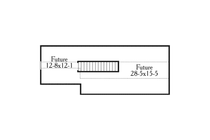 Architectural House Design - Floor Plan - Other Floor for Ranch House Plan #406-234 - 4 bed, 3 bath