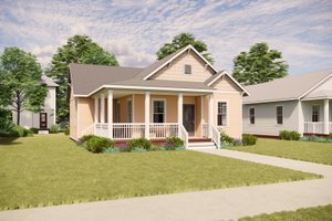 Dream House Plan - Exterior - Front Elevation for Craftsman House Plan #936-26 - 4 bed, 2 bath