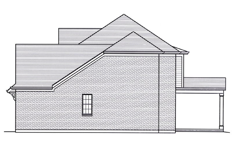 Home Plan - Right Side Elevation