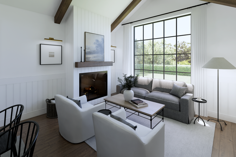 Dream House Plan - Interior - Family Room 2 for Farmhouse House Plan #1114-8 - 2 bed, 2 bath