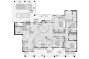European Style House Plan - 4 Beds 2 Baths 1840 Sq/Ft Plan #36-331 