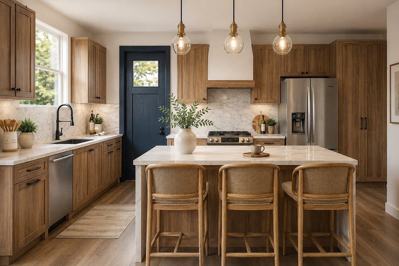 Architectural House Design - Interior - Kitchen for Country House Plan #124-1474 - 3 bed, 2.5 bath