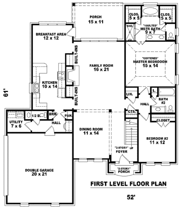 European Floor Plan - Main Floor Plan #81-932