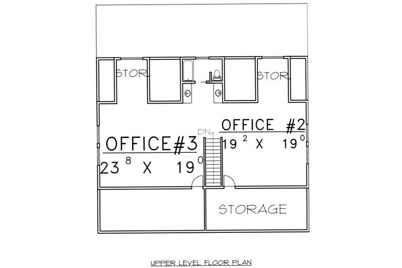 Home Plan - Floor Plan - Upper Floor for Traditional House Plan #117-566 - 1 bed, 2.5 bath