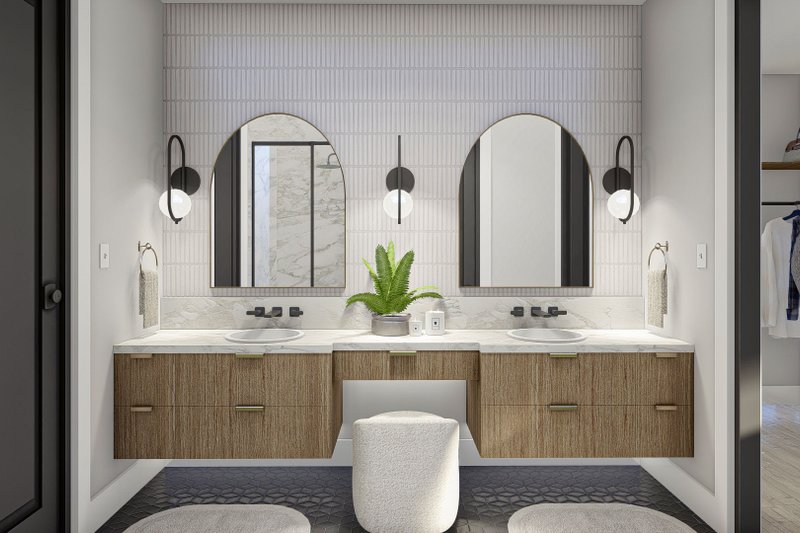 Dream House Plan - Interior - Master Bathroom for Barndominium House Plan #455-293 - 3 bed, 2.5 bath