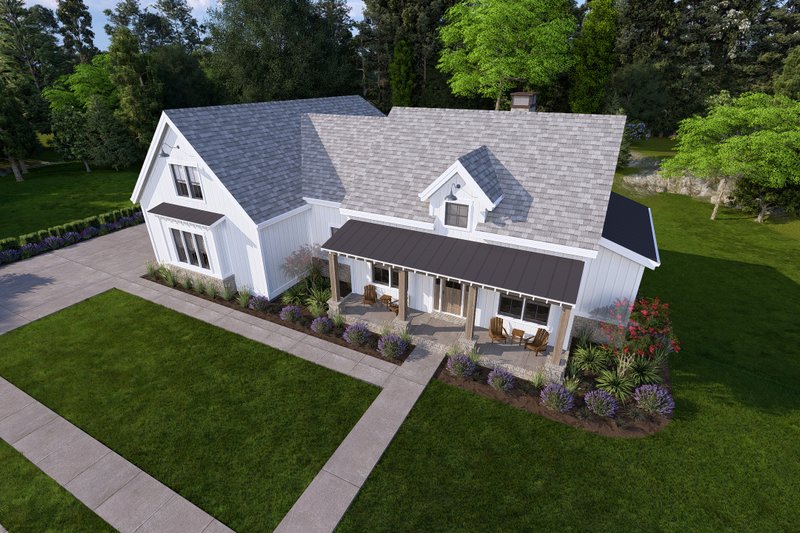 Farmhouse Style House Plan - 3 Beds 2.5 Baths 2285 Sq/Ft Plan #1069-28 Exterior