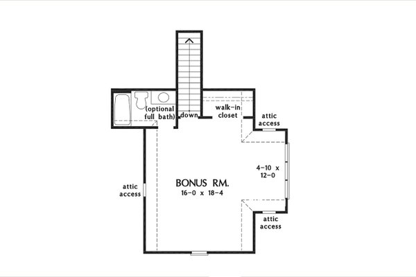 Ranch Floor Plan - Other Floor Plan #929-1193