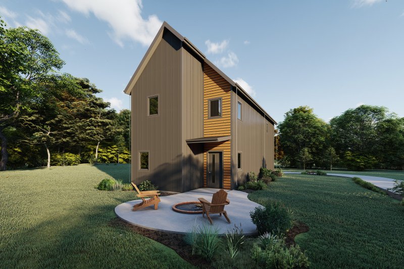 Architectural House Design - Exterior - Other Elevation 1 for Barndominium House Plan #1092-3 - 2 bed, 2.5 bath