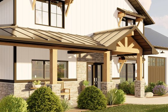 Exterior - Other Elevation 1 for Barndominium House Plan #1064-155 - 3 bed, 2.5 bath