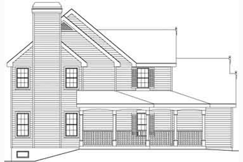 Architectural House Design - Photo for Country House Plan #57-132 - 3 bed, 3.5 bath