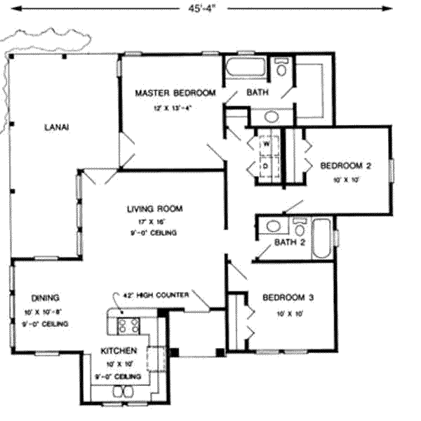 House Plan Design - Cottage Floor Plan - Upper Floor Plan #410-246