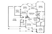 European Style House Plan - 4 Beds 3.5 Baths 4203 Sq/Ft Plan #411-671 