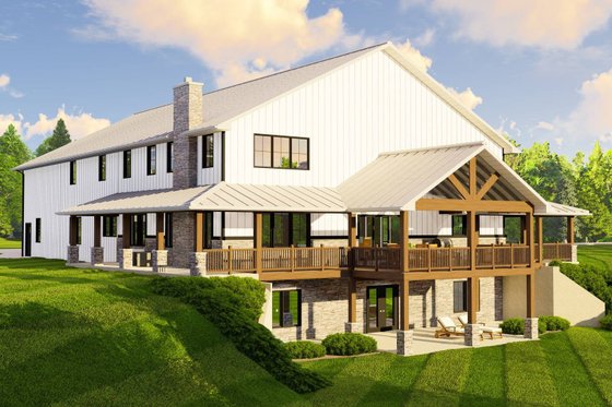 Exterior - Other Elevation 2 for Barndominium House Plan #1064-263 - 3 bed, 2.5 bath