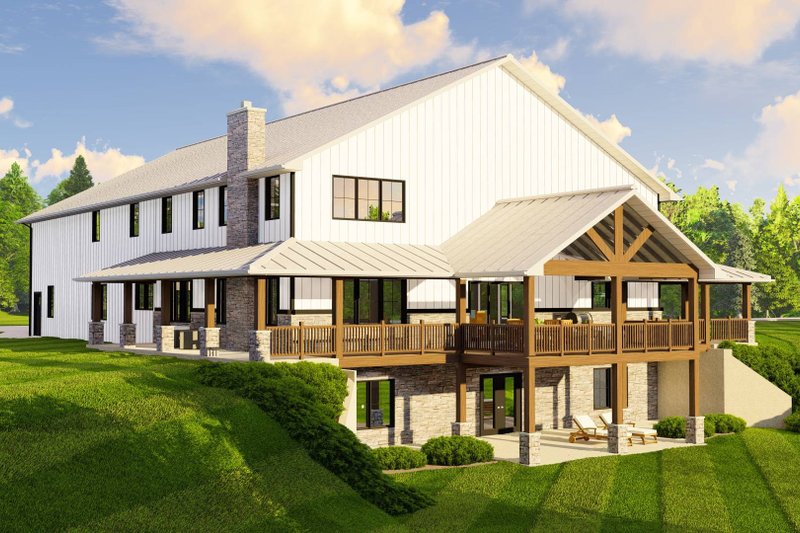 House Design - Exterior - Other Elevation 2 for Barndominium House Plan #1064-263 - 3 bed, 2.5 bath