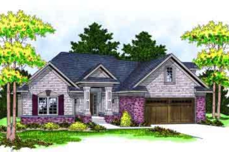 European Style House Plan - 2 Beds 2 Baths 1878 Sq/Ft Plan #70-660