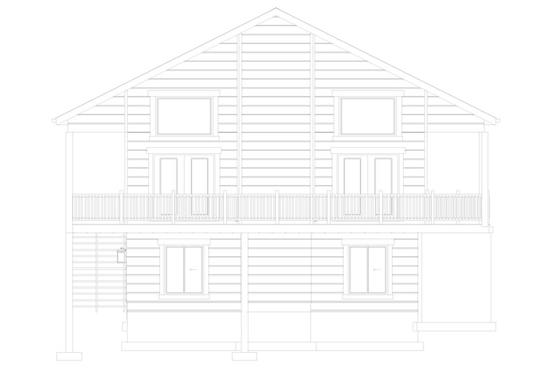 Dream House Plan - Exterior - Other Elevation 7 for Cabin House Plan #1060-355 - 2 bed, 2 bath