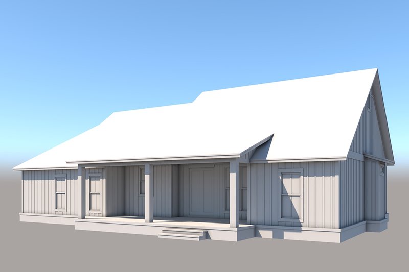 Dream House Plan - Exterior - Rear Elevation 1 for Farmhouse House Plan #430-316 - 3 bed, 2.5 bath