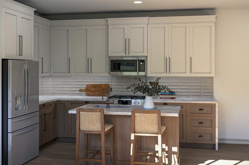 Dream House Plan - Interior - Kitchen 1 for Farmhouse House Plan #455-377 - 3 bed, 2.5 bath