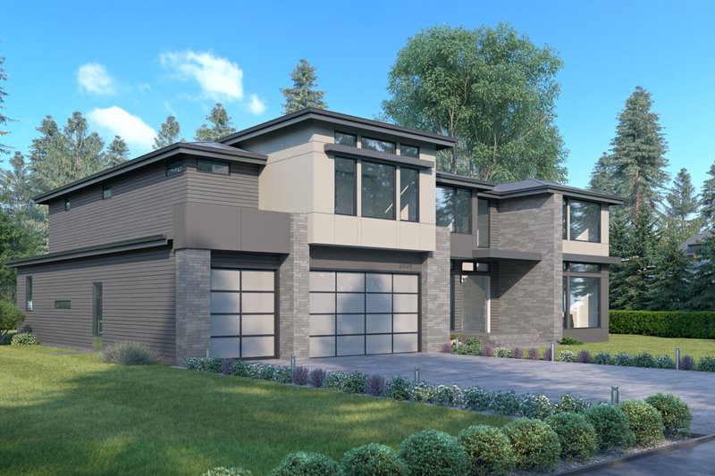 Modern Style House Plan - 5 Beds 5 Baths 5900 Sq/Ft Plan #1066-157 ...