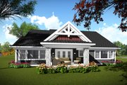 Ranch Style House Plan - 2 Beds 2 Baths 2224 Sq/Ft Plan #70-1464 