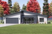 Modern Style House Plan - 3 Beds 2 Baths 1700 Sq/Ft Plan #1096-179 Exterior 