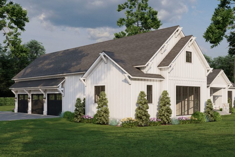 House Design - Exterior - Other Elevation 1 for Farmhouse House Plan #923-395 - 3 bed, 2.5 bath