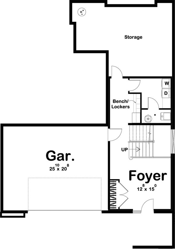 Dream House Plan - Contemporary Floor Plan - Lower Floor Plan #455-209