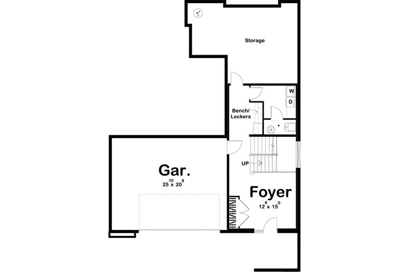 Dream House Plan - Floor Plan - Lower Floor for Contemporary House Plan #455-209 - 3 bed, 2.5 bath