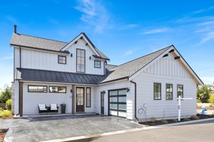 Contemporary Exterior - Front Elevation Plan #1070-244
