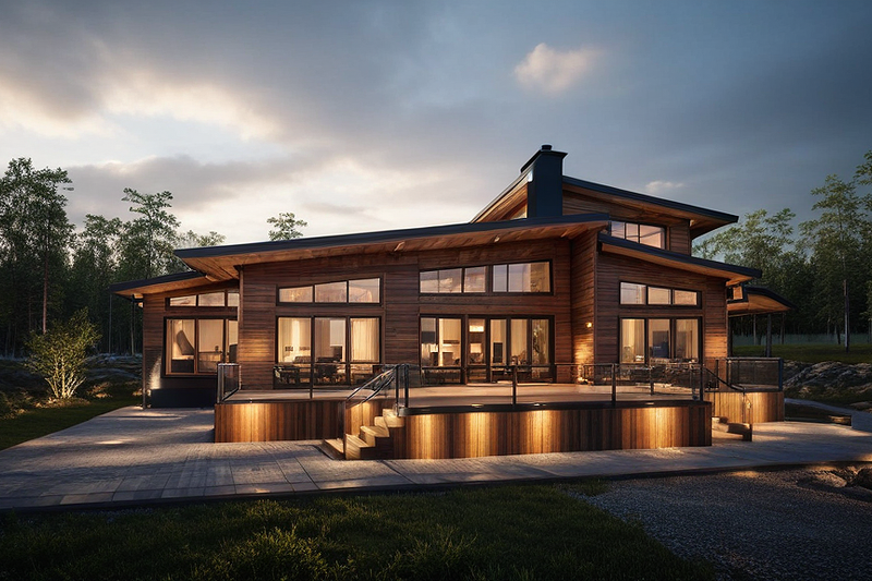 Farmhouse Style House Plan - 3 Beds 3.5 Baths 2548 Sq/Ft Plan #1109-21 Photo