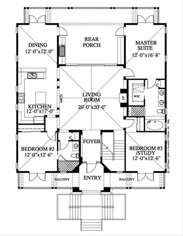 Country Floor Plan - Main Floor Plan #426-17