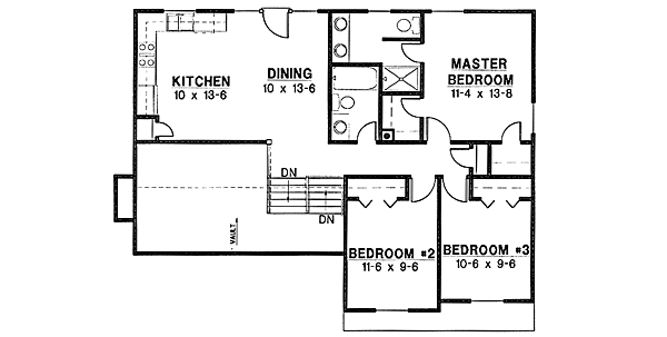 Traditional Floor Plan - Main Floor Plan #67-117