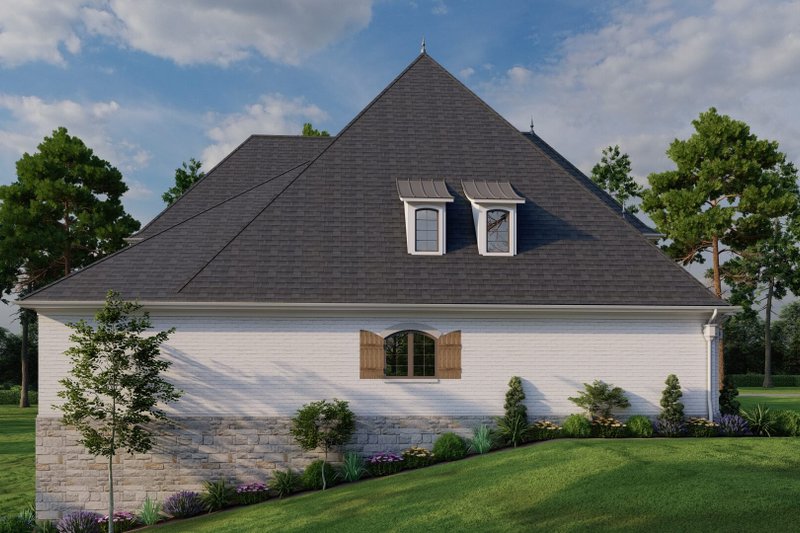 Architectural House Design - Exterior - Other Elevation 1 for European House Plan #923-354 - 7 bed, 8.5 bath