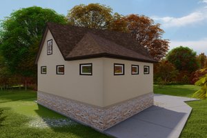 Exterior - Other Elevation for Traditional House Plan #1060-163, 0 bath