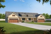 Bungalow Style House Plan - 3 Beds 2 Baths 2390 Sq/Ft Plan #20-1342 