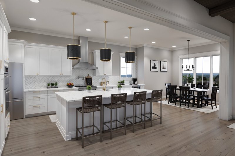 Dream House Plan - Interior - Kitchen 1 for Farmhouse House Plan #51-1260 - 3 bed, 3.5 bath