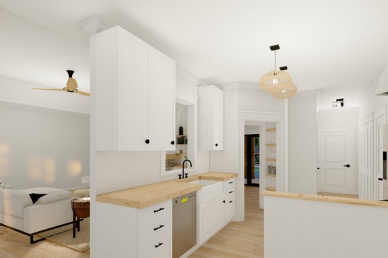 Interior - Kitchen 1 for Craftsman House Plan #1094-2 - 3 bed, 3.5 bath